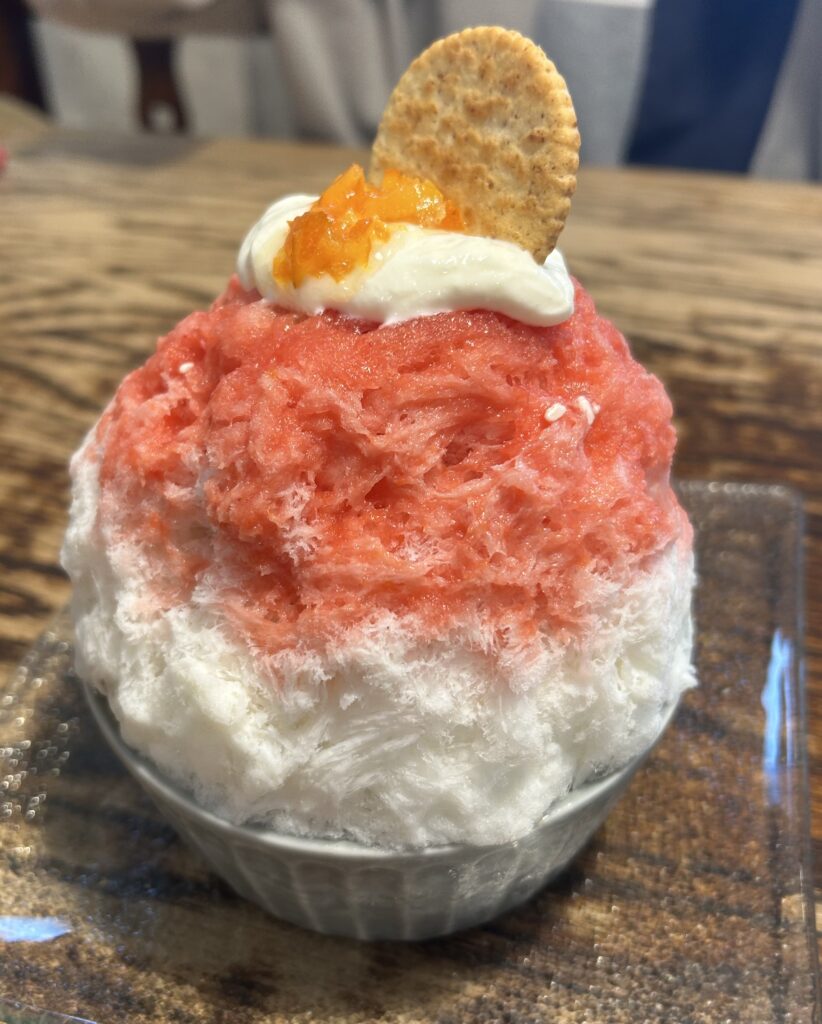 京都北山のツギノメ かき氷とまるまるで食べたかき氷